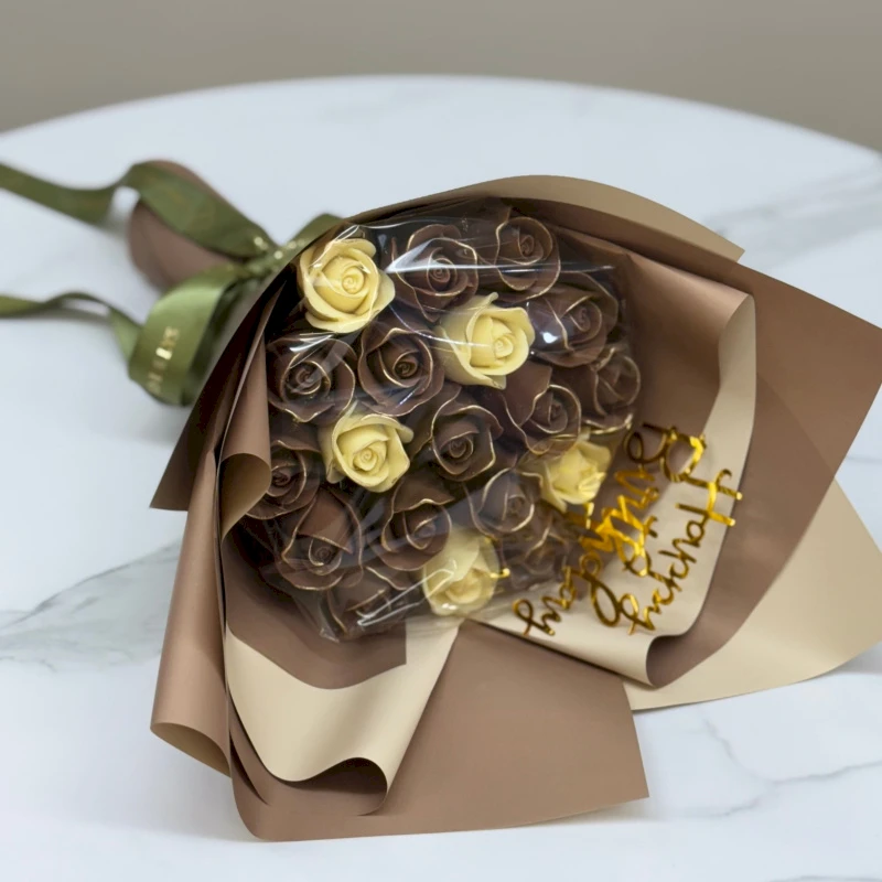 Golden Roses Bouquet